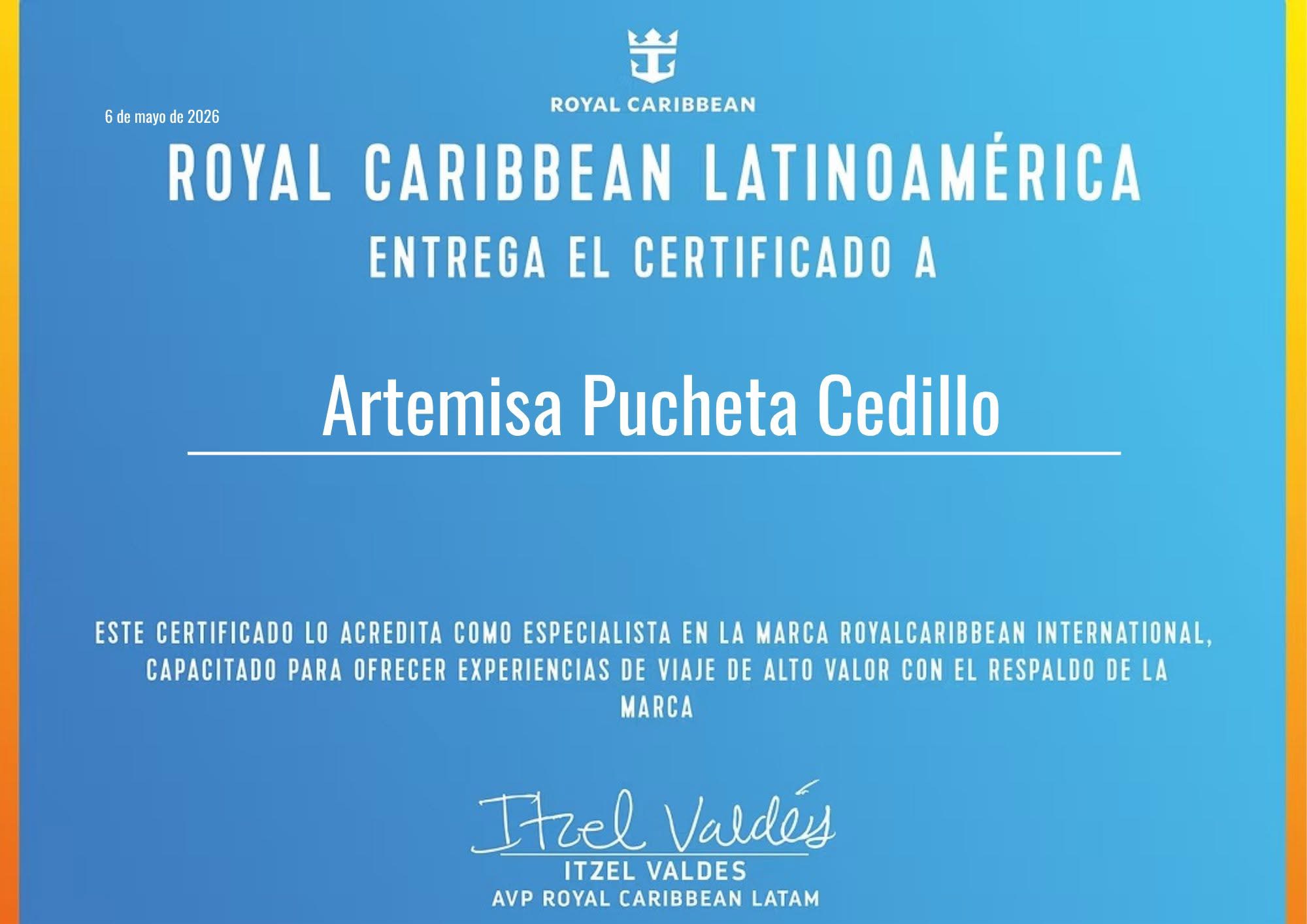 Certificado Royal Caribbean